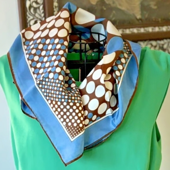 Vintage Jason Maxwell Scarf Circa 1970's - Picture 10 of 12